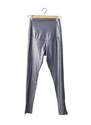 Pantalon maternitate croială ajustată albastru NINA BELLY femeie
