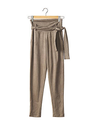 Pantalon maternitate bej FRAGILE femeie