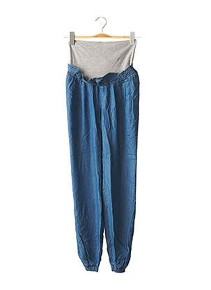 Pantalon maternitate strânsă pe partea de jos albastru LOVE2WAIT femeie