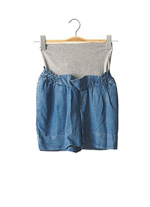 Pantalon scurt / bermudă maternitate elasticitate albastru LOVE2WAIT femeie