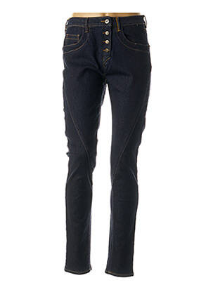 Blugi skinny albastru COUTURIST femeie