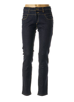 Blugi cu croială slim albastru COUTURIST femeie