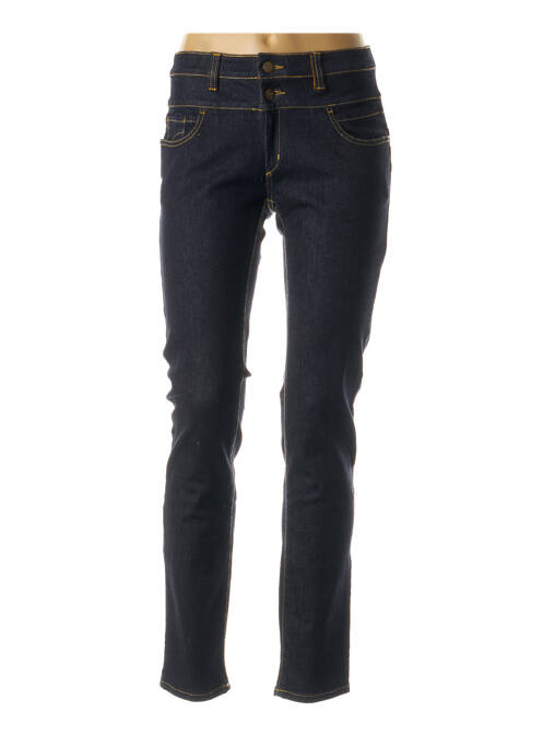 Blugi cu croială slim albastru COUTURIST femeie