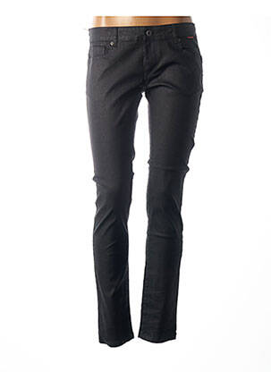 Pantalon slim talie joasă talie joasă negru COUTURIST femeie