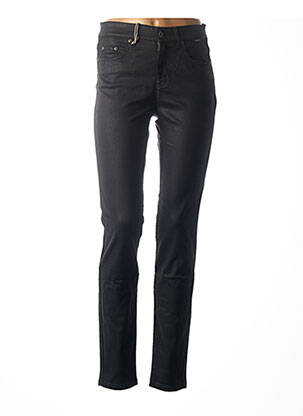 Pantalon slim elasticitate mărime normală negru COUTURIST femeie
