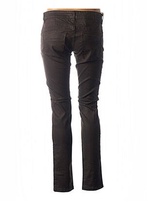 Pantalon slim talie joasă talie joasă maro COUTURIST femeie