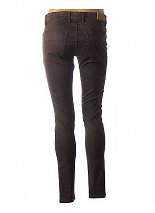 Pantalon slim talie joasă talie joasă maro COUTURIST femeie