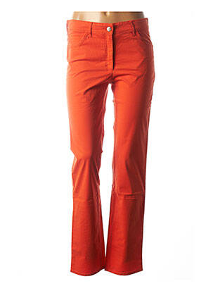 Pantalon drept portocaliu COUTURIST femeie