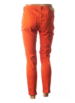 Pantalon 7/8 elasticitate talie joasă portocalie COUTURIST femeie