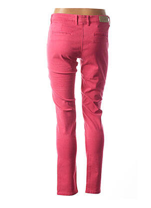 Pantalon drept elasticitate talie joasă roz COUTURIST femeie