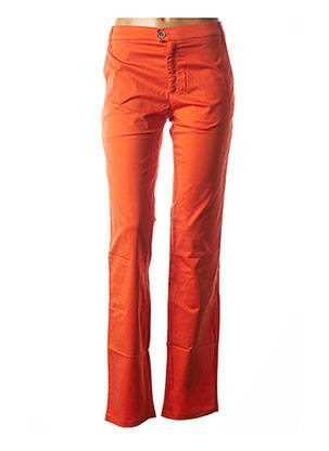 Pantalon drept portocaliu COUTURIST femeie