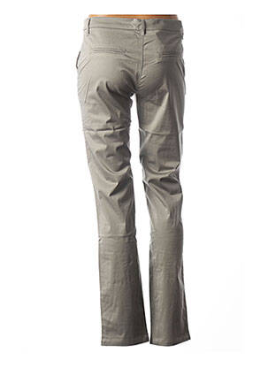 Pantalon drept elasticitate talie joasă gri COUTURIST femeie