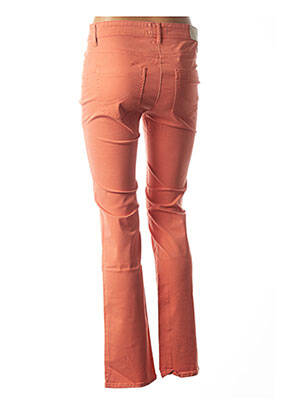 Pantalon slim talie joasă talie joasă portocalie COUTURIST femeie