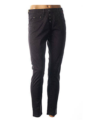 Pantalon drept talie înaltă talie înaltă negru COUTURIST femeie