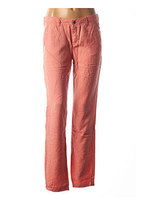 Pantalon drept portocaliu COUTURIST femeie