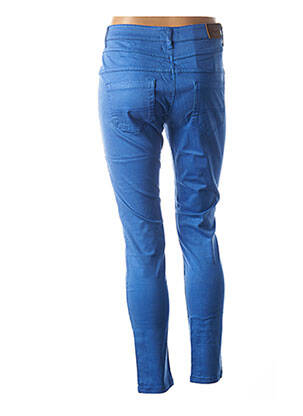 Pantalon 7/8 elasticitate talie joasă albastru COUTURIST femeie