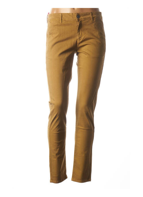 Pantalon slim bej COUTURIST femeie
