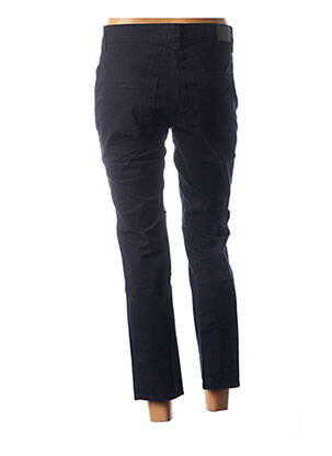 Pantalon 7/8 închidere cu fermoar sub clapetă cu nasturi mărime normală albastru COUTURIST femeie