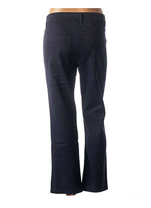 Pantalon 7/8 închidere cu fermoar sub clapetă cu nasturi mărime normală albastru COUTURIST femeie