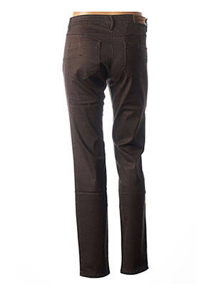 Pantalon slim talie joasă talie joasă maro COUTURIST femeie