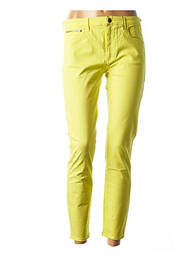 Pantalon 7/8 elasticitate talie joasă verde COUTURIST femeie