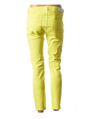 Pantalon 7/8 elasticitate talie joasă verde COUTURIST femeie