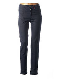 Pantalon slim țesătură acoperită mărime normală albastru COUTURIST femme