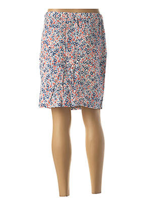 Fustă midi talie elastică albastru DENIM &DRESS femeie