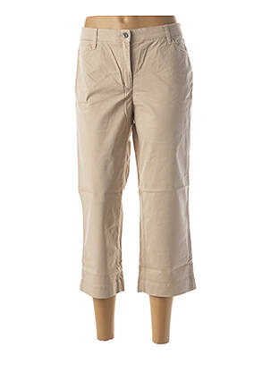 Pantalon trei sferturi bej COUTURIST femeie