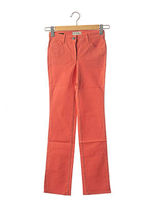 Pantalon drept portocaliu COUTURIST femeie