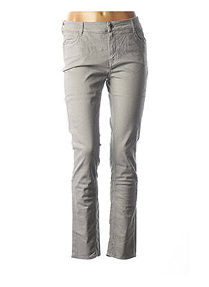 Pantalon slim talie joasă talie joasă gri COUTURIST femeie