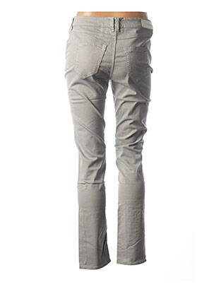 Pantalon slim talie joasă talie joasă gri COUTURIST femeie