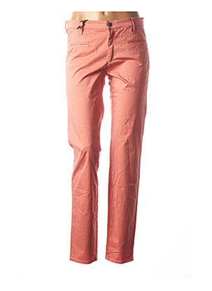 Pantalon slim talie joasă talie joasă portocalie COUTURIST femeie