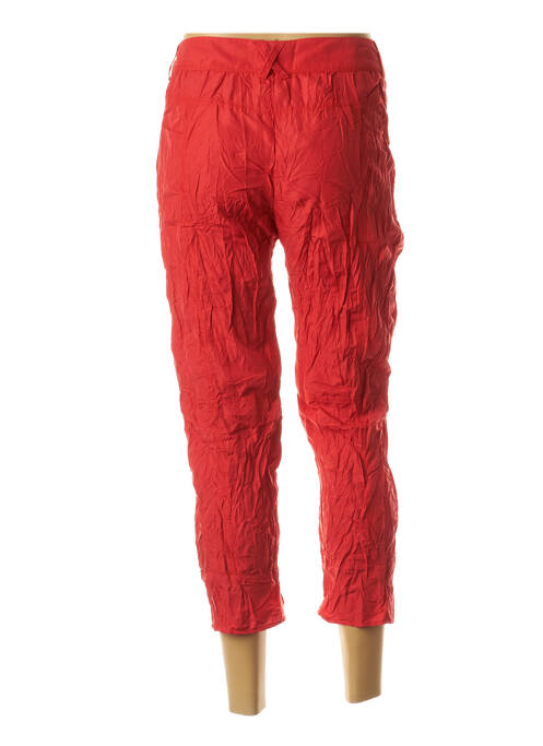 Pantalon trei sferturi roșu L33 femeie