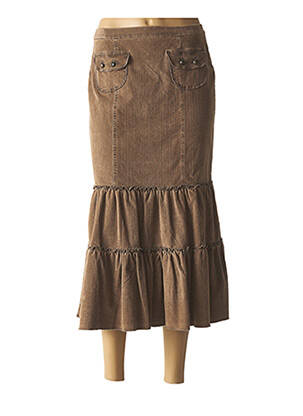 Fustă lungă maro ROSA ROSAM femeie