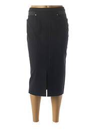 Fustă midi elasticitate albastru CHRISTINE LAURE femme