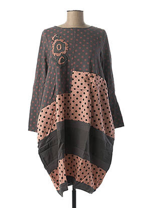 Rochie midi gri RHUM RAISIN femeie