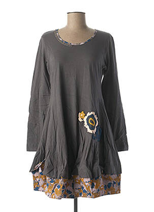 Tunică mâneci lungi gri RHUM RAISIN femeie