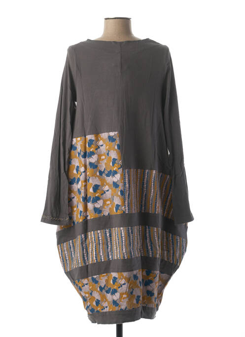 Rochie midi gri RHUM RAISIN femeie