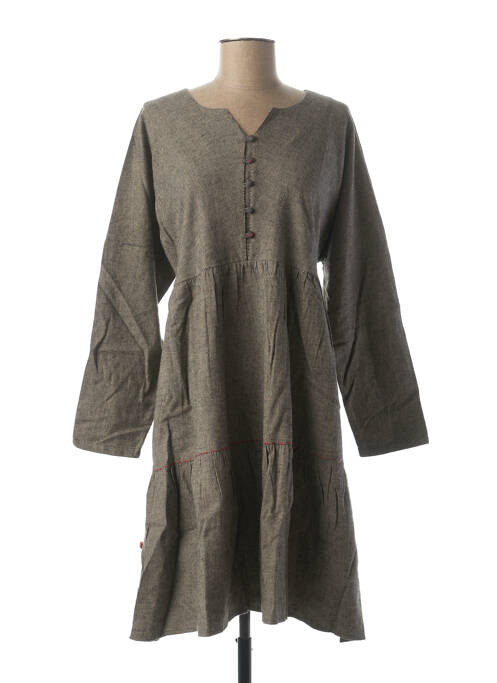 Rochie midi gri RHUM RAISIN femeie