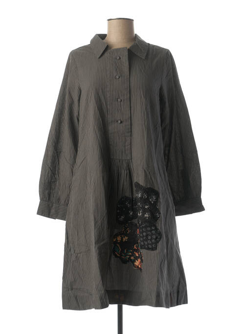 Rochie midi gri RHUM RAISIN femeie