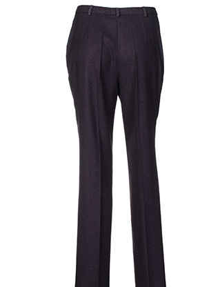 Pantalon drept închidere cu fermoar sub clapetă cu nasturi mărime normală violet PAUPORTÉ femeie