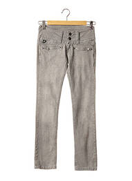 Pantalon slim talie joasă talie joasă gri LOIS femeie