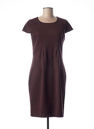 Rochie midi mâneci scurte mâneci scurte violet QUATTRO femeie