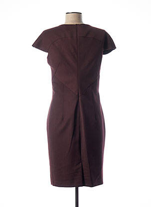 Rochie midi mâneci scurte mâneci scurte violet QUATTRO femeie