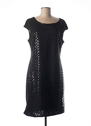 Rochie midi fără mâneci fără mâneci negru QUATTRO femeie