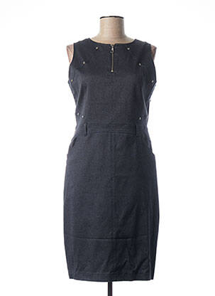 Rochie midi fără mâneci fără mâneci albastru QUATTRO femeie