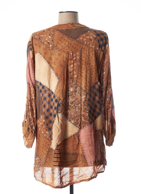 Tunică mâneci lungi maro QUATTRO femeie