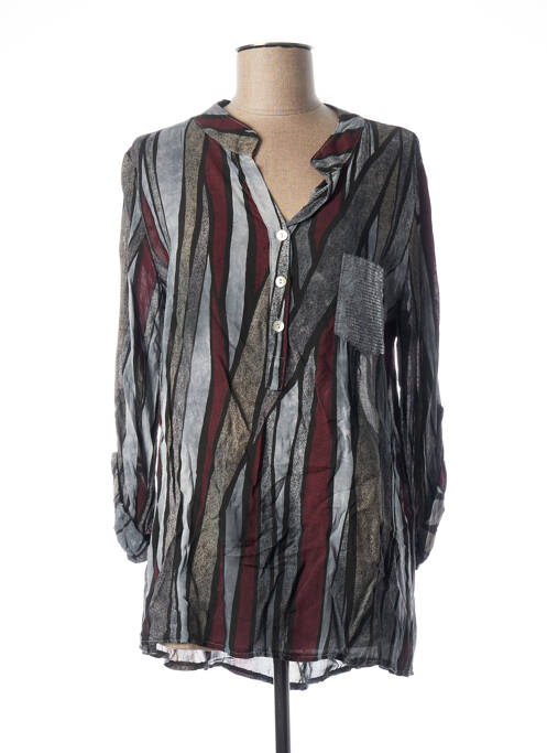 Tunică mâneci lungi gri QUATTRO femeie