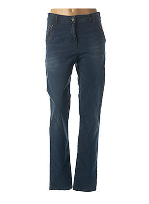 Blugi cu croială slim albastru QUATTRO femeie